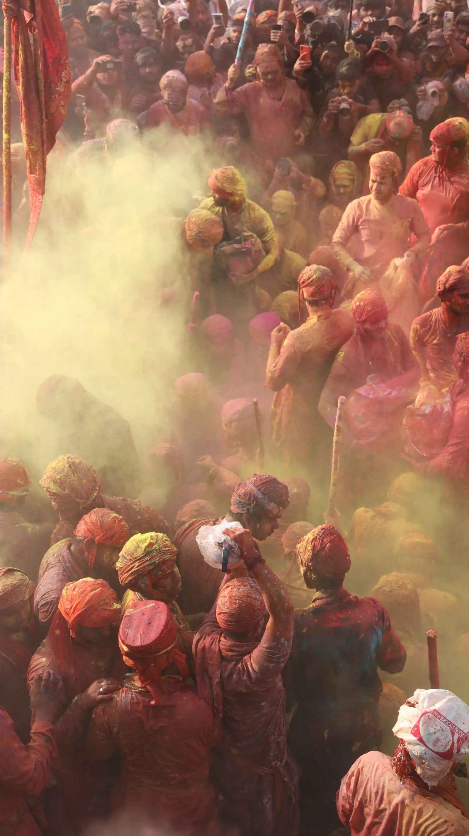 Holi Festival Jaipur event photo sharing with QR code and AI face recognition